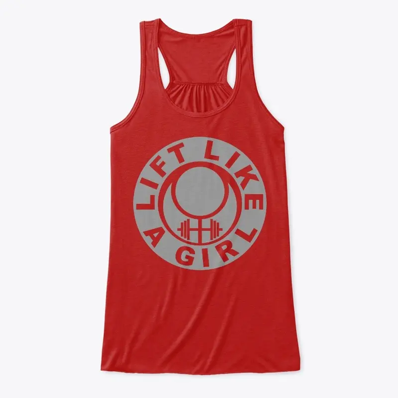 Lift Like a Girl Grey Logo